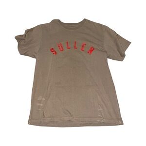 Sullen tan graphic short sleeve  shirt mens medium tiger